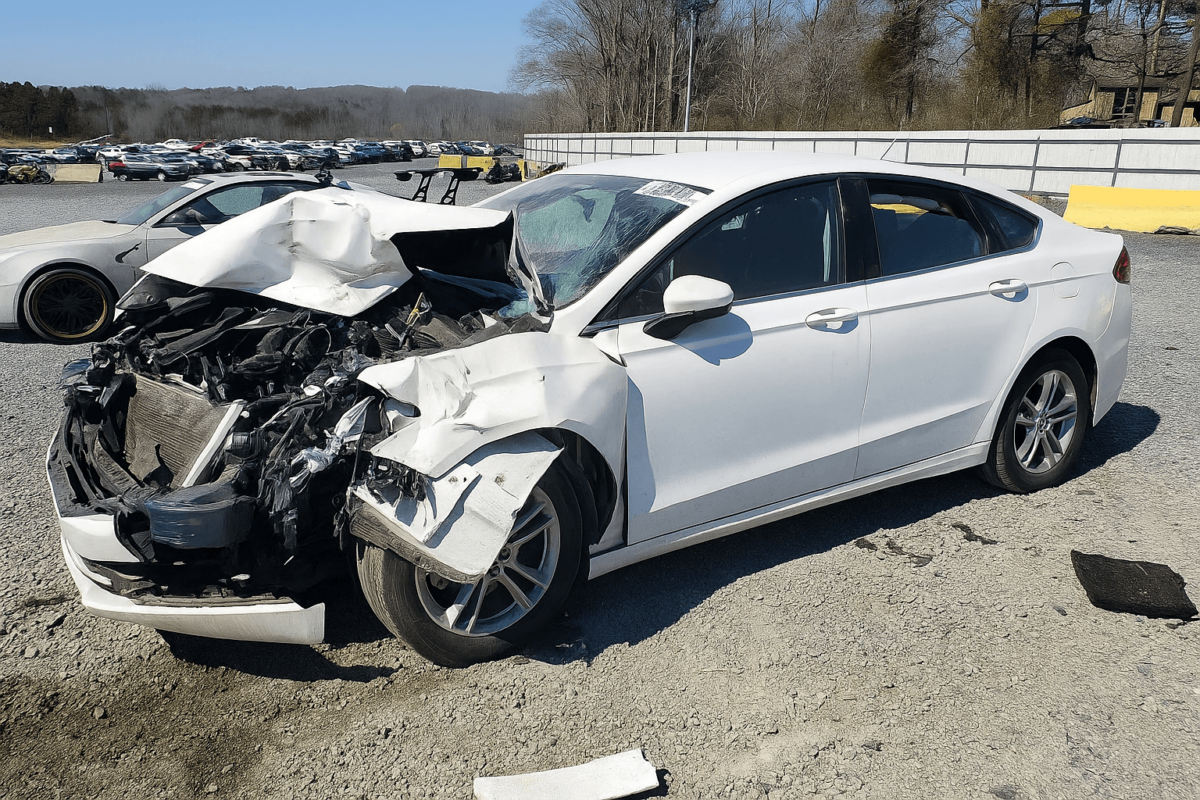 salvage Ford car